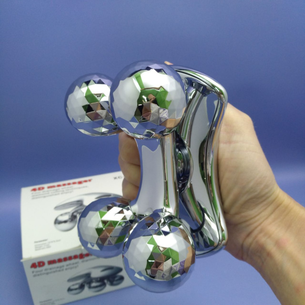 Массажер для лица и тела XC-118 4D / Роликовый массажер